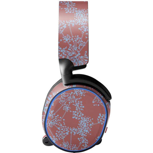 Airy Blue Floral SteelSeries Arctis 5 Skin