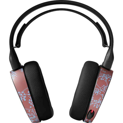 Airy Blue Floral SteelSeries Arctis 5 Skin