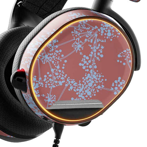 Airy Blue Floral SteelSeries Arctis 5 Skin