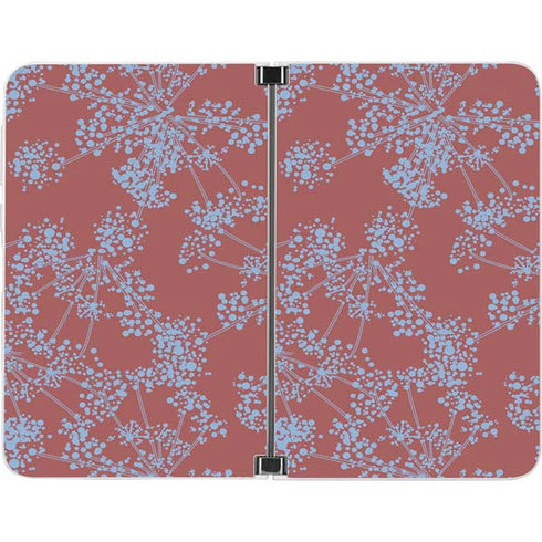 Airy Blue Floral Surface Duo Skin