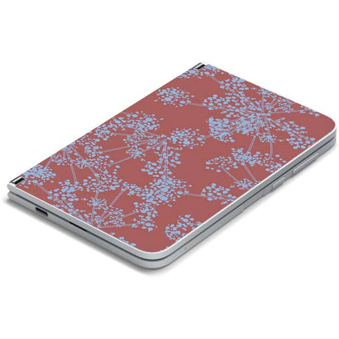 Airy Blue Floral Surface Duo Skin