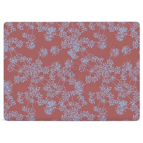 Airy Blue Floral Surface Laptop 3 13.5in Skin