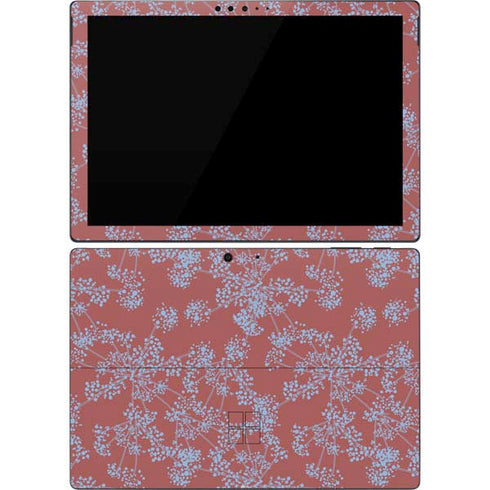 Airy Blue Floral Surface Pro 7 Skin