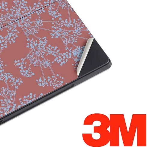 Airy Blue Floral Surface Pro 7 Skin