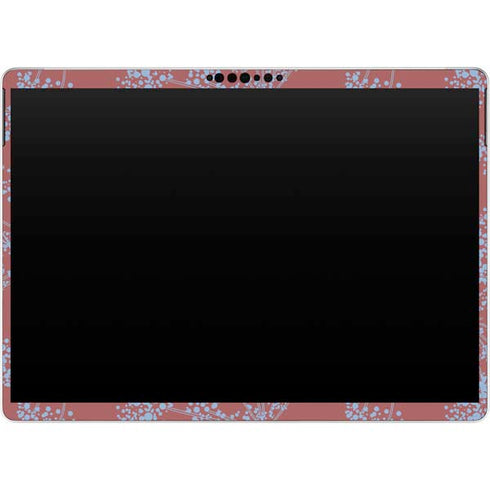 Airy Blue Floral Surface Pro 8 Skin