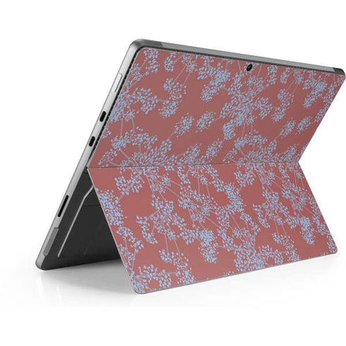 Airy Blue Floral Surface Pro 9 Skin
