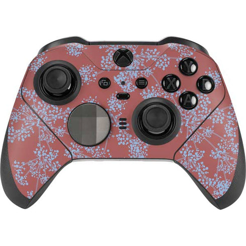 Airy Blue Floral Xbox Elite Wireless Controller Series 2 Skin