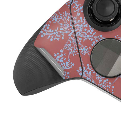 Airy Blue Floral Xbox Elite Wireless Controller Series 2 Skin