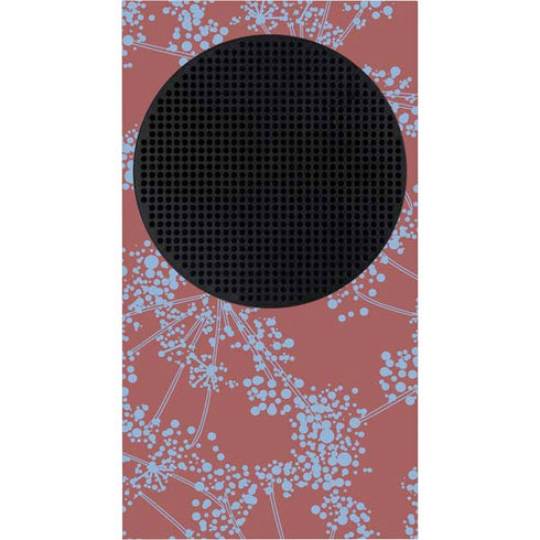 Airy Blue Floral Xbox Series S Skins