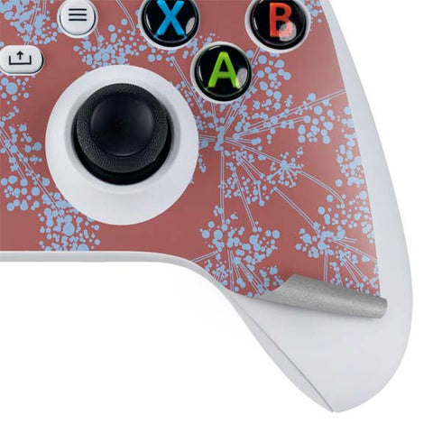 Airy Blue Floral Xbox Series S Skins