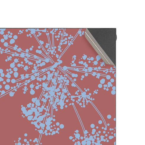 Airy Blue Floral Xbox Series X Console Skin