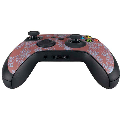 Airy Blue Floral Xbox Series X Controller Skin