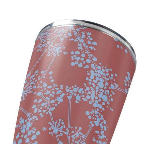 Airy Blue Floral Yeti 20oz Tumbler Skin