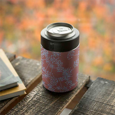 Airy Blue Floral Yeti Colster Can Insulator Skin