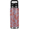 Airy Blue Floral YETI Rambler 26oz Bottle Skin