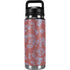 Airy Blue Floral YETI Rambler 26oz Bottle Skin