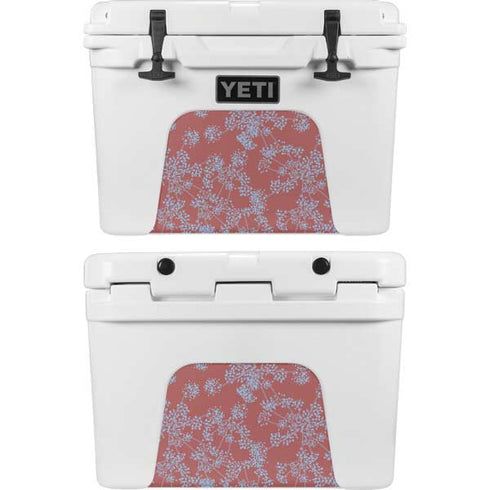 Airy Blue Floral YETI Tundra 35 Hard Cooler Skin