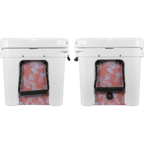 Airy Blue Floral YETI Tundra 35 Hard Cooler Skin