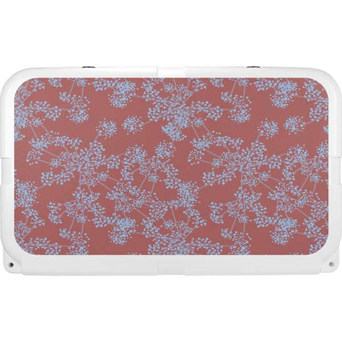 Airy Blue Floral YETI Tundra 45 Hard Cooler Skin