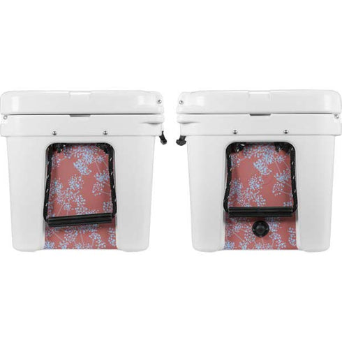 Airy Blue Floral YETI Tundra 45 Hard Cooler Skin