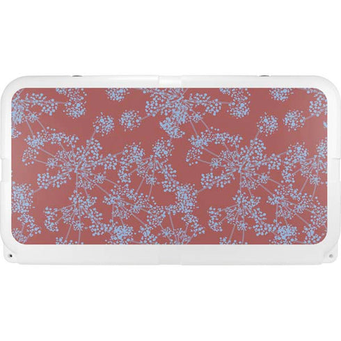 Airy Blue Floral YETI Tundra 65 Hard Cooler Skin