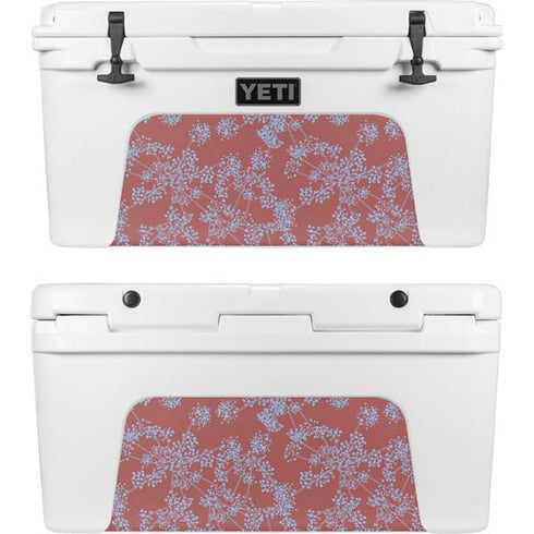 Airy Blue Floral YETI Tundra 65 Hard Cooler Skin