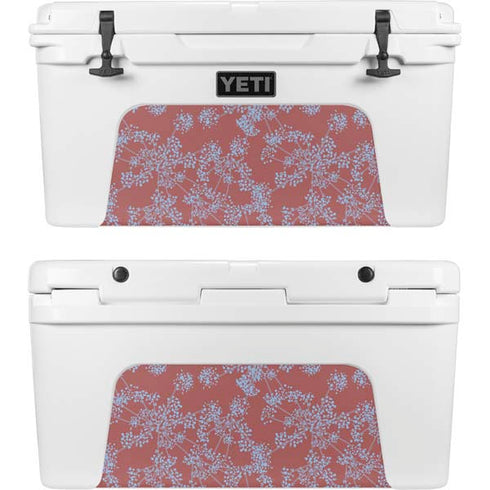 Airy Blue Floral YETI Tundra 75 Hard Cooler Skin