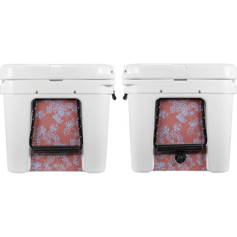 Airy Blue Floral YETI Tundra 75 Hard Cooler Skin