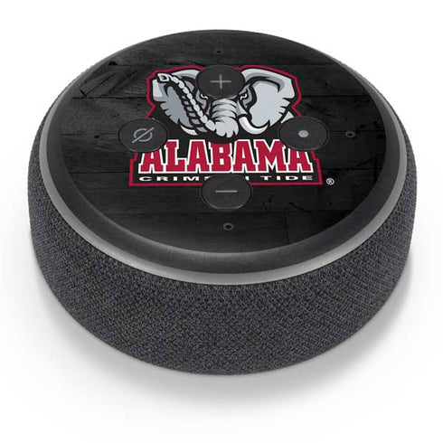 University of Alabama Basketball Wood Amazon Echo Dot Skin