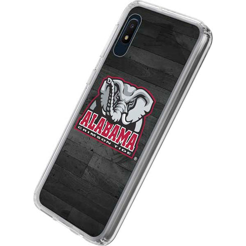 University of Alabama Basketball Wood Galaxy A10e Clear Case