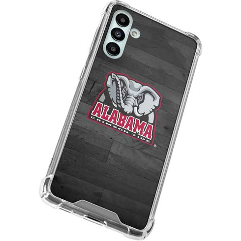 University of Alabama Basketball Wood Galaxy A13 5G Clear Case