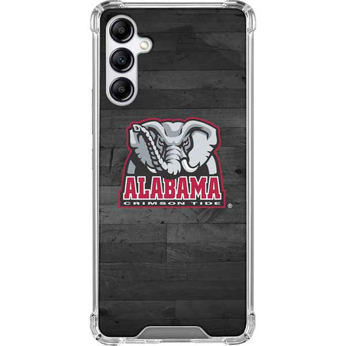 University of Alabama Basketball Wood Galaxy A15 5G Clear Case