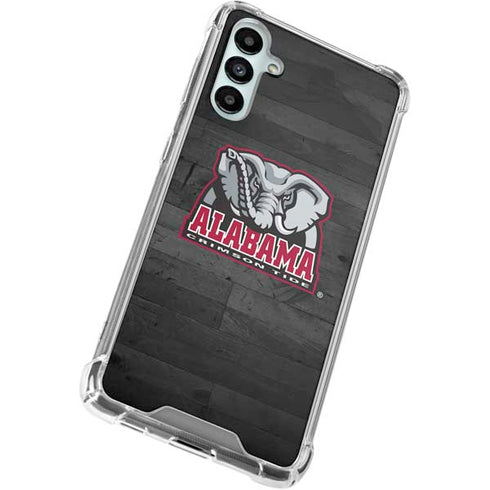 University of Alabama Basketball Wood Galaxy A15 5G Clear Case