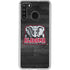 University of Alabama Basketball Wood Galaxy A21 Clear Case