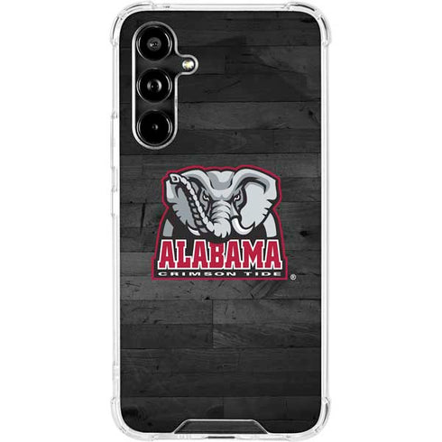 University of Alabama Basketball Wood Galaxy A54 5G Clear Case