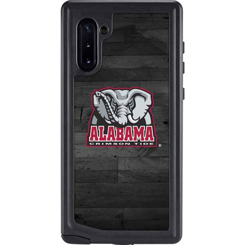 University of Alabama Basketball Wood Galaxy Note 10 Waterproof Case