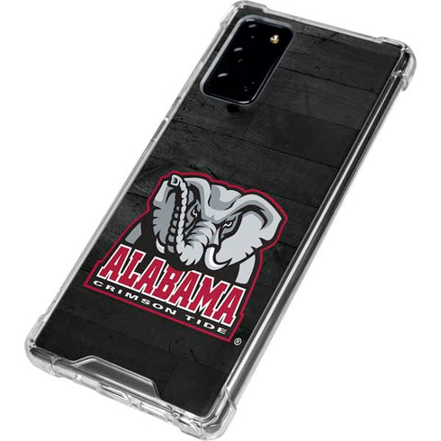 University of Alabama Basketball Wood Galaxy Note20 5G Clear Case