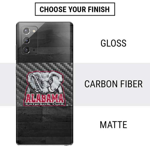 University of Alabama Basketball Wood Galaxy Note20 5G Skin