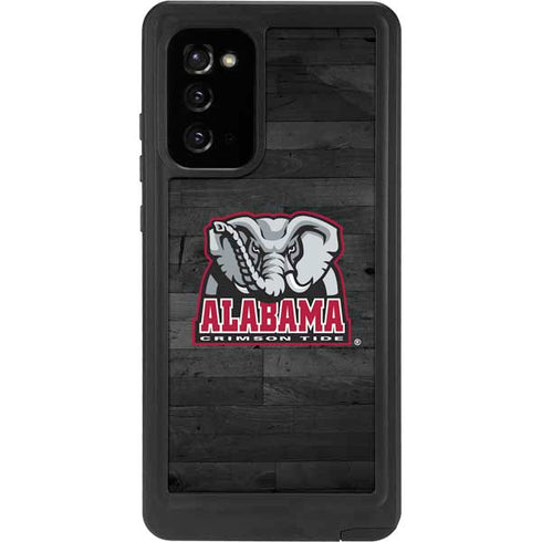 University of Alabama Basketball Wood Galaxy Note20 5G Waterproof Case