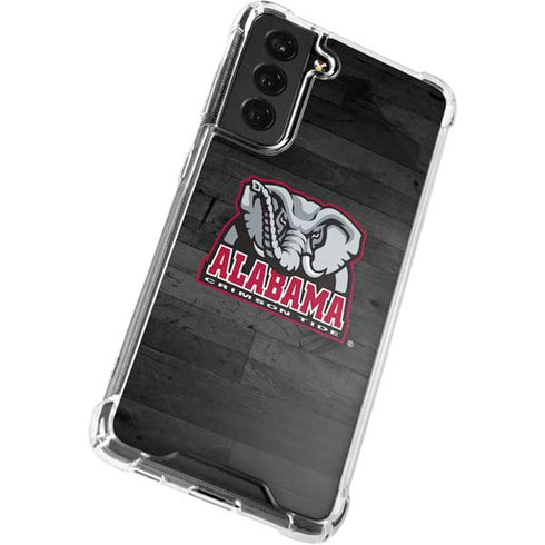 University of Alabama Basketball Wood Galaxy S21 FE Clear Case