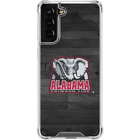 University of Alabama Basketball Wood Galaxy S21 Plus 5G Clear Case
