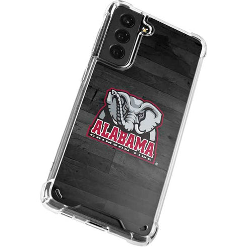 University of Alabama Basketball Wood Galaxy S21 Plus 5G Clear Case