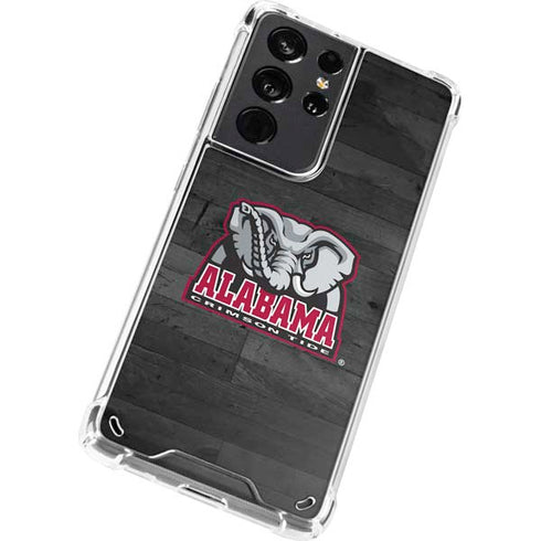 University of Alabama Basketball Wood Galaxy S21 Ultra 5G Clear Case