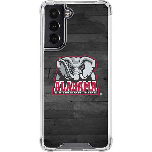University of Alabama Basketball Wood Galaxy S22 Clear Case