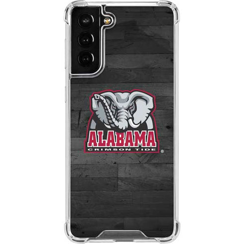 University of Alabama Basketball Wood Galaxy S22 Plus Clear Case
