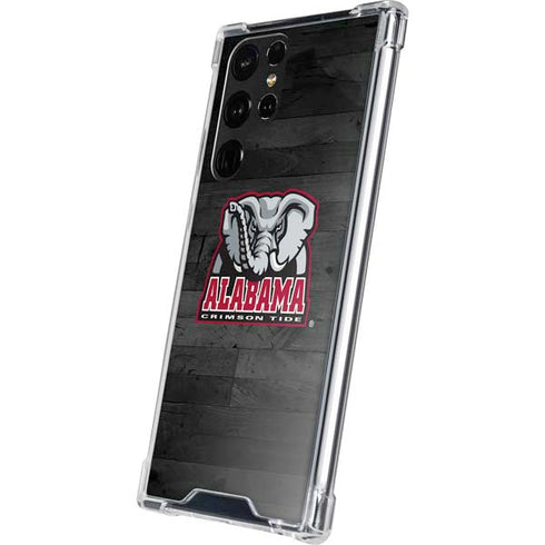 University of Alabama Basketball Wood Galaxy S22 Ultra Clear Case