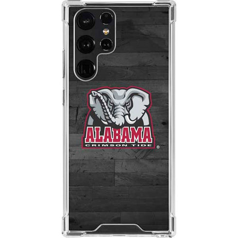 University of Alabama Basketball Wood Galaxy S22 Ultra Clear Case