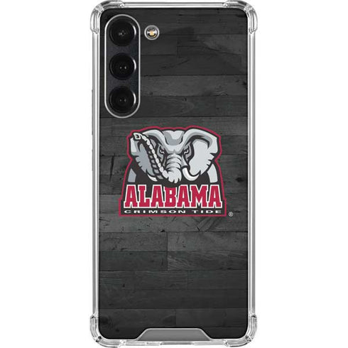 University of Alabama Basketball Wood Galaxy S23 Plus Clear Case