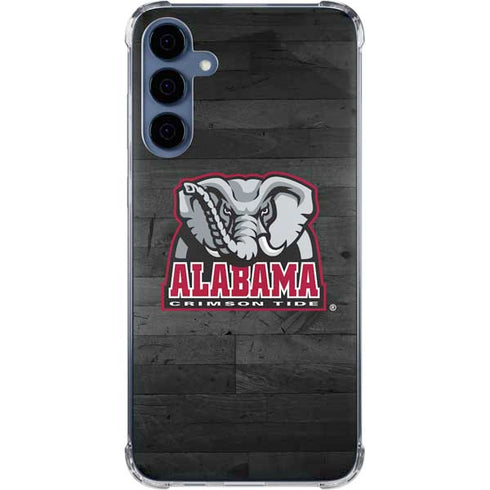 University of Alabama Basketball Wood Galaxy S24 Clear Case