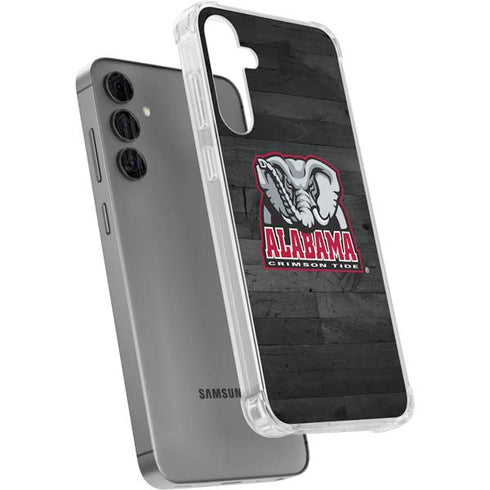 University of Alabama Basketball Wood Galaxy S24 Plus Clear Case